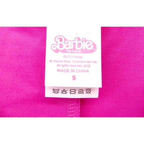 Spirit Halloween Barbie Movie Cowgirl Outfit Costume Hot Pink Adult SZ S - Picture 8 of 9